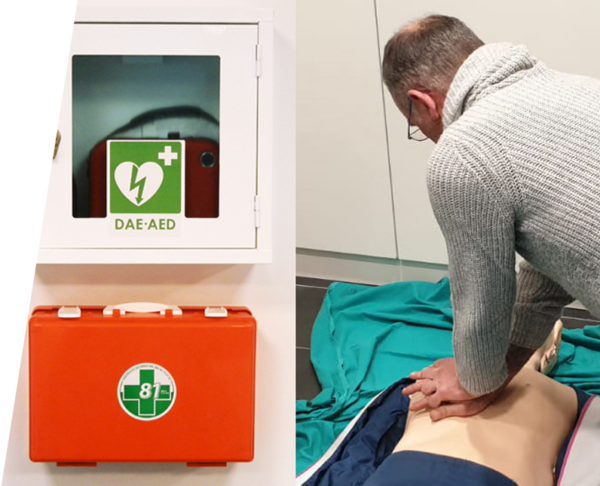 BLSD Schulung Zur Korrekten Handhabung Des Defibrillators